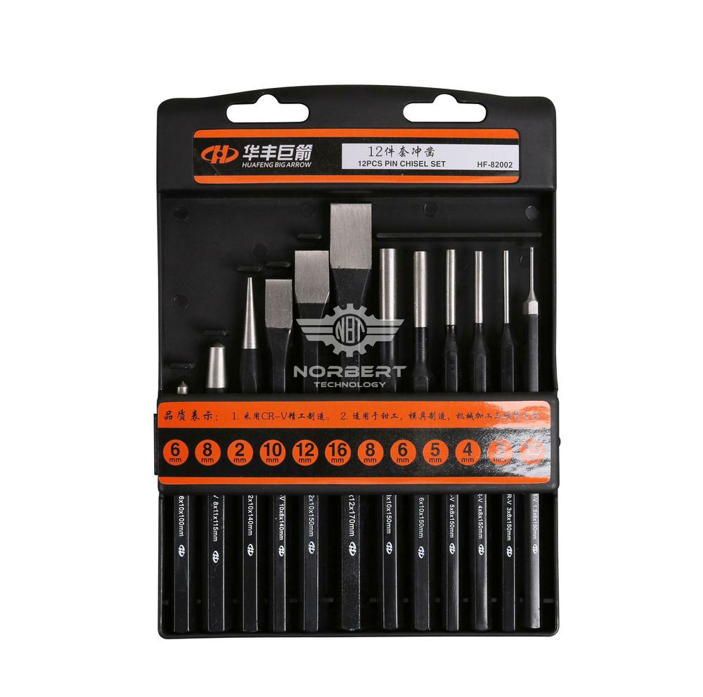 12-piece punching chisel